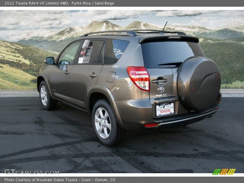 Pyrite Mica / Sand Beige 2012 Toyota RAV4 V6 Limited 4WD