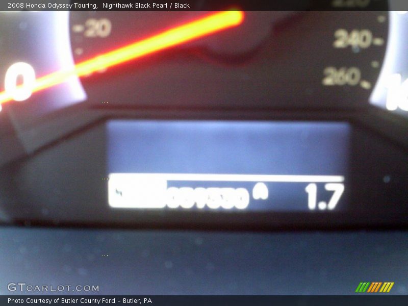Nighthawk Black Pearl / Black 2008 Honda Odyssey Touring