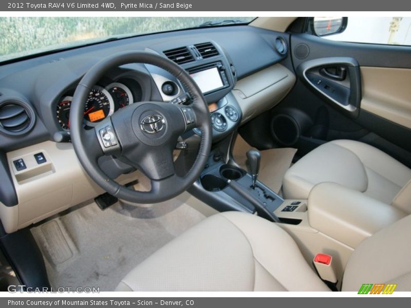Pyrite Mica / Sand Beige 2012 Toyota RAV4 V6 Limited 4WD