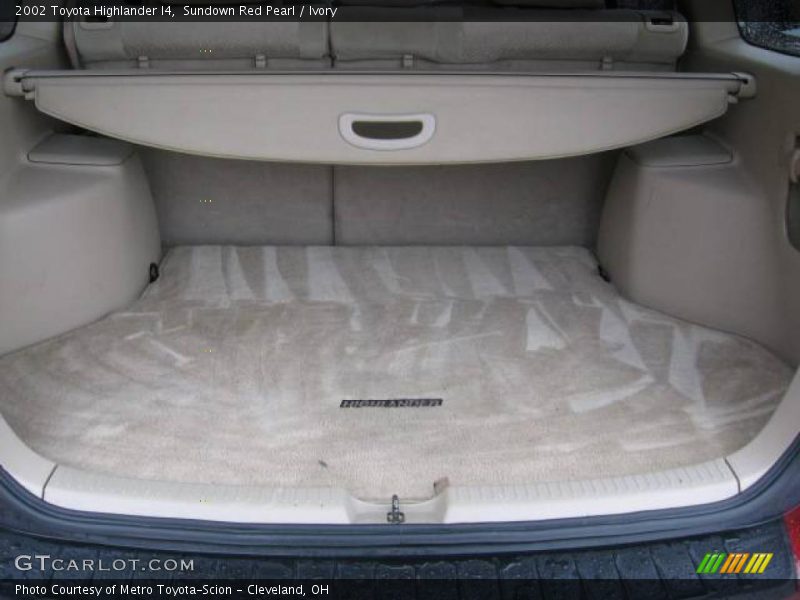 Sundown Red Pearl / Ivory 2002 Toyota Highlander I4