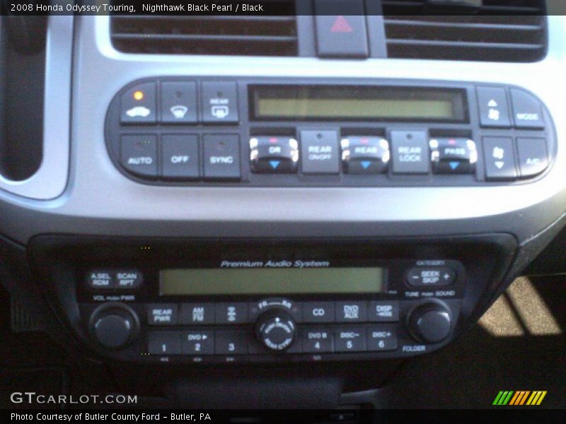 Nighthawk Black Pearl / Black 2008 Honda Odyssey Touring