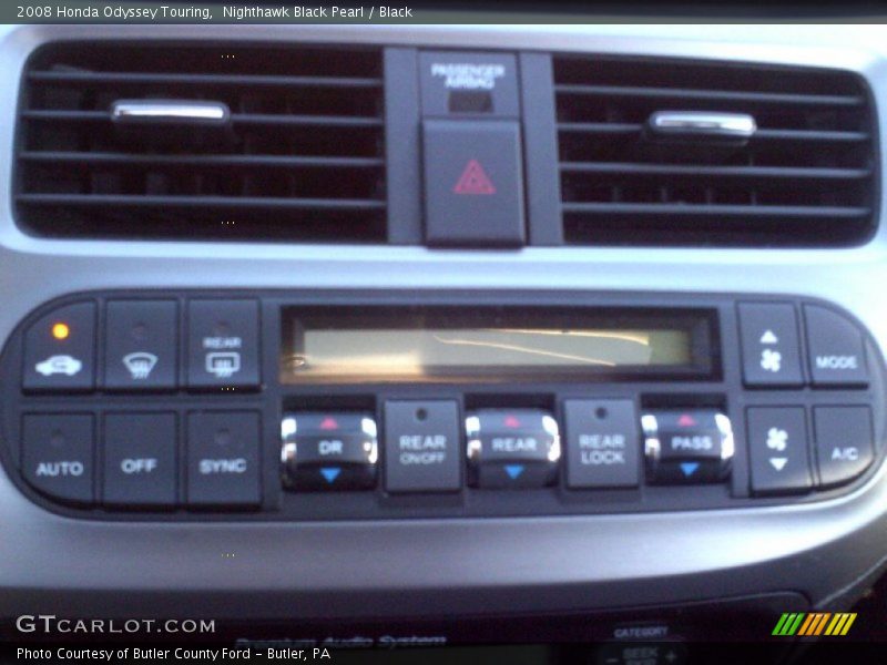 Nighthawk Black Pearl / Black 2008 Honda Odyssey Touring