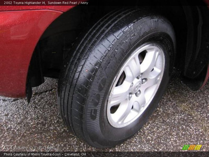 Sundown Red Pearl / Ivory 2002 Toyota Highlander I4