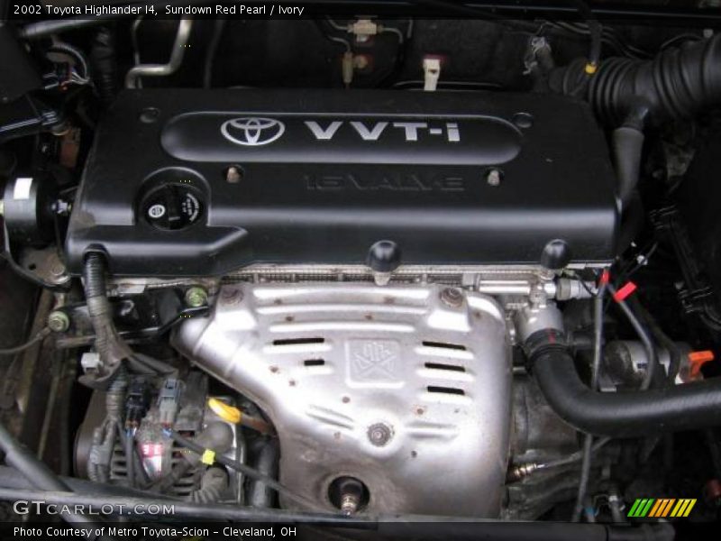Sundown Red Pearl / Ivory 2002 Toyota Highlander I4