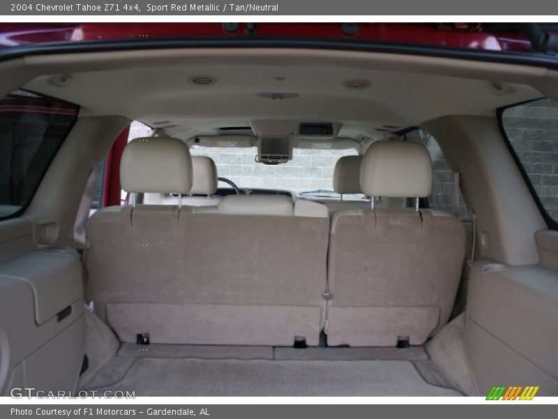 Sport Red Metallic / Tan/Neutral 2004 Chevrolet Tahoe Z71 4x4