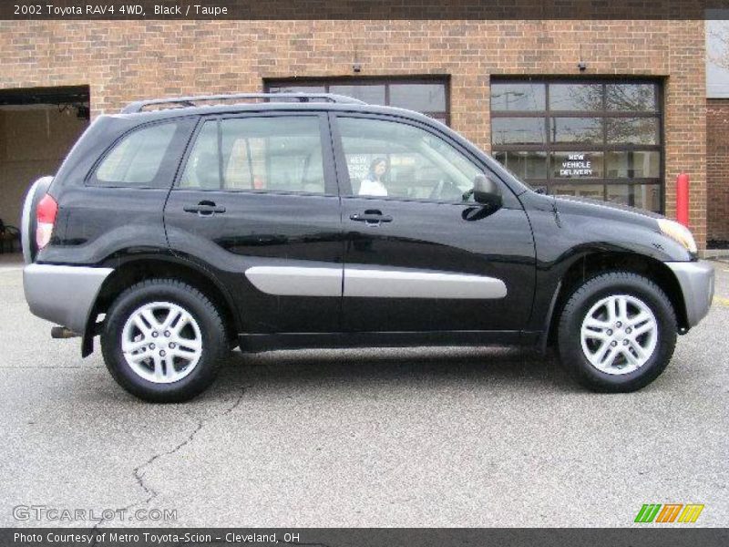 Black / Taupe 2002 Toyota RAV4 4WD