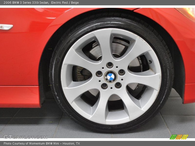 Electric Red / Beige 2006 BMW 3 Series 330i Sedan