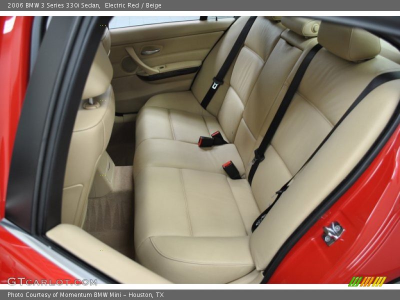 Electric Red / Beige 2006 BMW 3 Series 330i Sedan