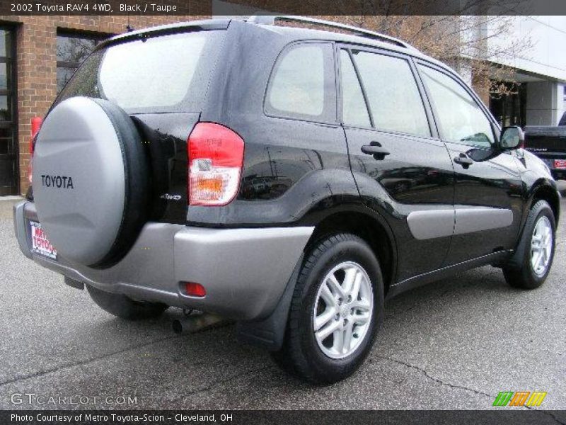 Black / Taupe 2002 Toyota RAV4 4WD