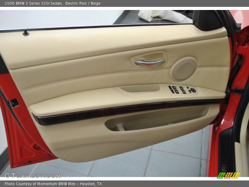 Electric Red / Beige 2006 BMW 3 Series 330i Sedan