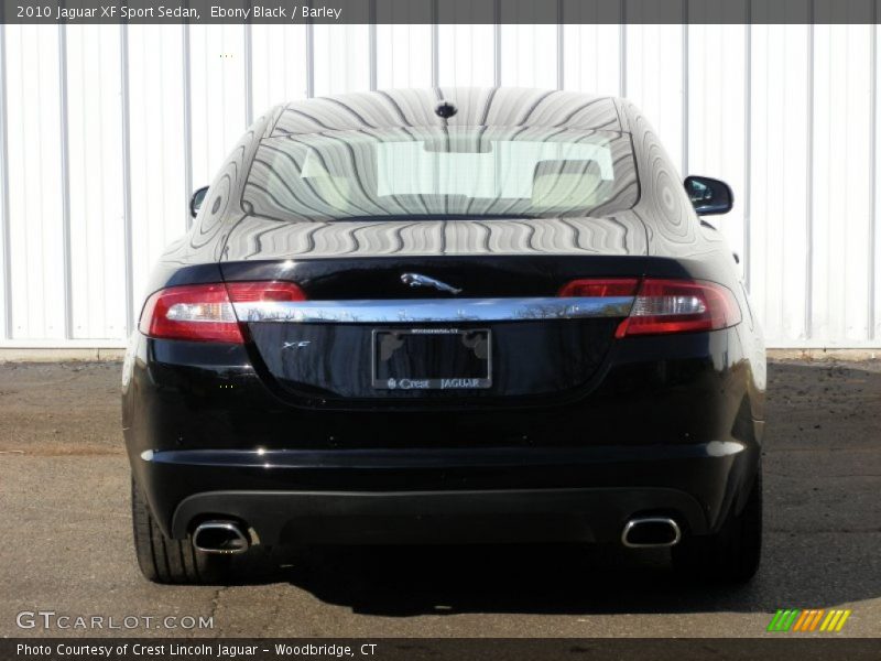 Ebony Black / Barley 2010 Jaguar XF Sport Sedan