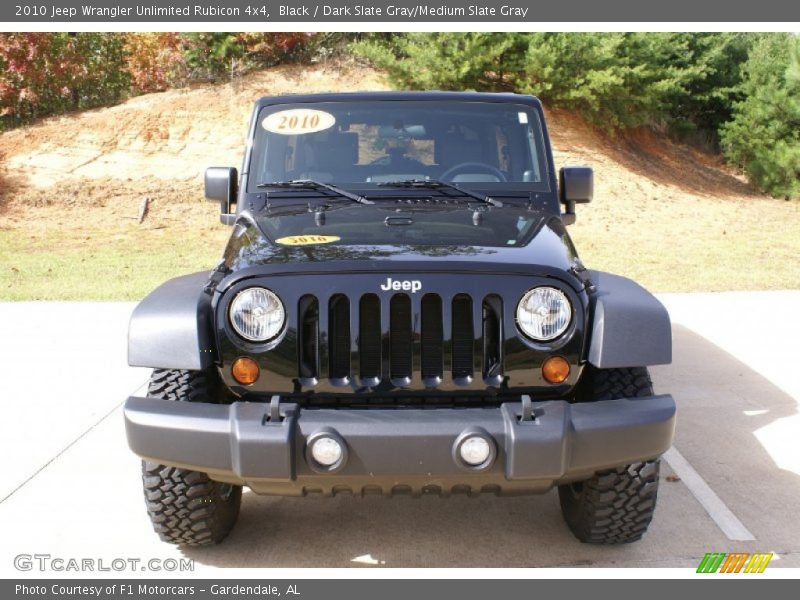 Black / Dark Slate Gray/Medium Slate Gray 2010 Jeep Wrangler Unlimited Rubicon 4x4