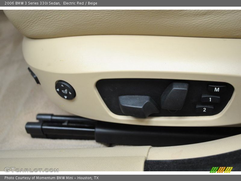 Electric Red / Beige 2006 BMW 3 Series 330i Sedan