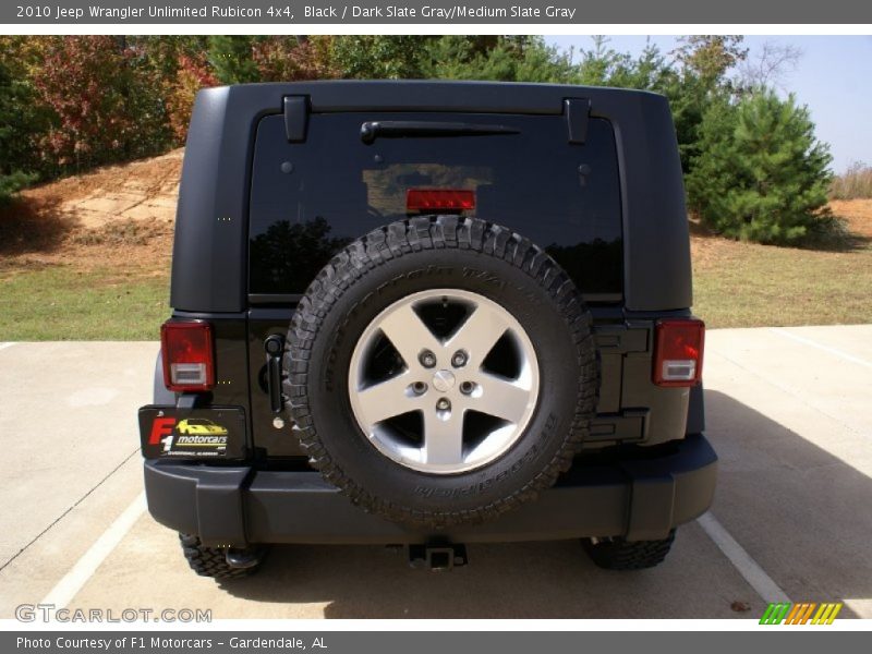 Black / Dark Slate Gray/Medium Slate Gray 2010 Jeep Wrangler Unlimited Rubicon 4x4