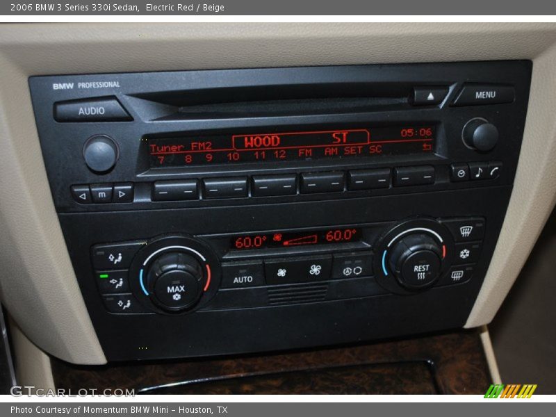 Electric Red / Beige 2006 BMW 3 Series 330i Sedan