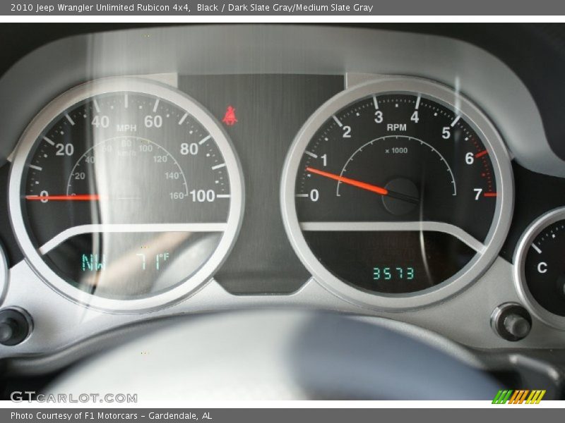 Black / Dark Slate Gray/Medium Slate Gray 2010 Jeep Wrangler Unlimited Rubicon 4x4