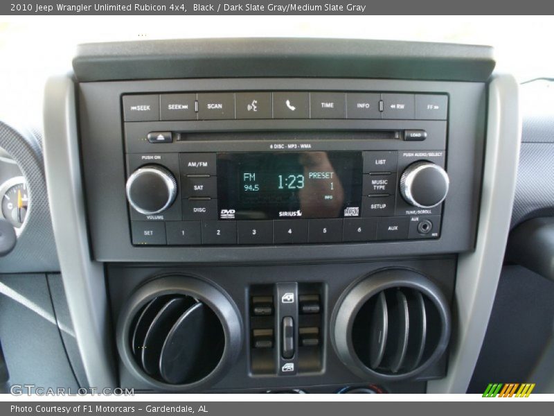 Black / Dark Slate Gray/Medium Slate Gray 2010 Jeep Wrangler Unlimited Rubicon 4x4