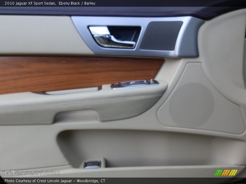 Ebony Black / Barley 2010 Jaguar XF Sport Sedan