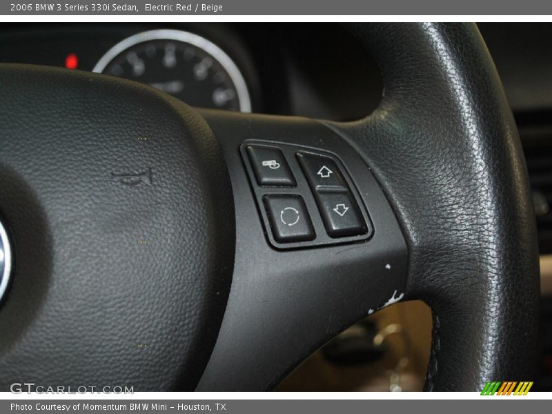Electric Red / Beige 2006 BMW 3 Series 330i Sedan