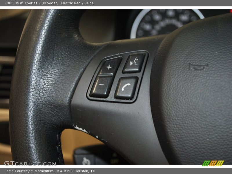 Electric Red / Beige 2006 BMW 3 Series 330i Sedan