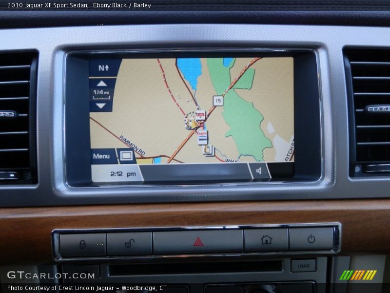Navigation of 2010 XF Sport Sedan