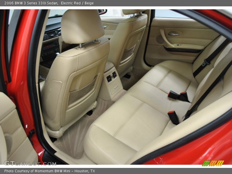 Electric Red / Beige 2006 BMW 3 Series 330i Sedan