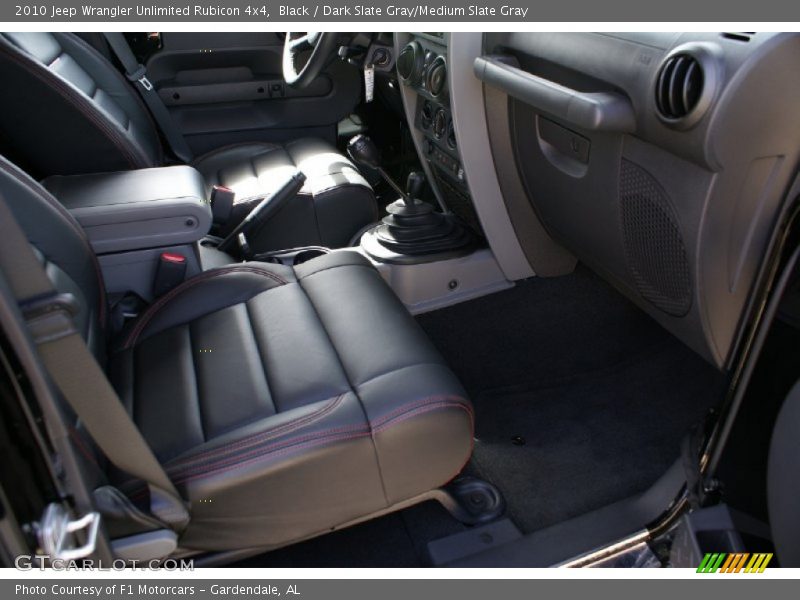 Black / Dark Slate Gray/Medium Slate Gray 2010 Jeep Wrangler Unlimited Rubicon 4x4