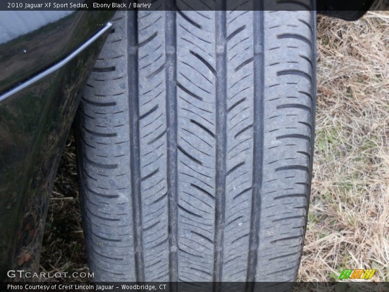 Ebony Black / Barley 2010 Jaguar XF Sport Sedan