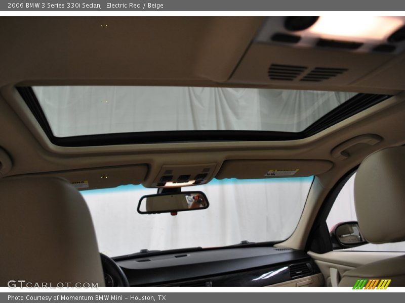 Electric Red / Beige 2006 BMW 3 Series 330i Sedan