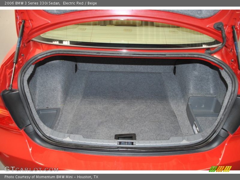 Electric Red / Beige 2006 BMW 3 Series 330i Sedan