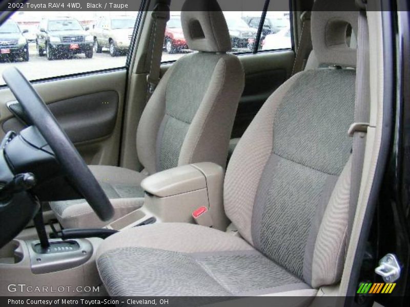 Black / Taupe 2002 Toyota RAV4 4WD