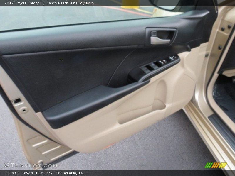 Sandy Beach Metallic / Ivory 2012 Toyota Camry LE