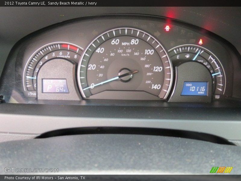 Sandy Beach Metallic / Ivory 2012 Toyota Camry LE