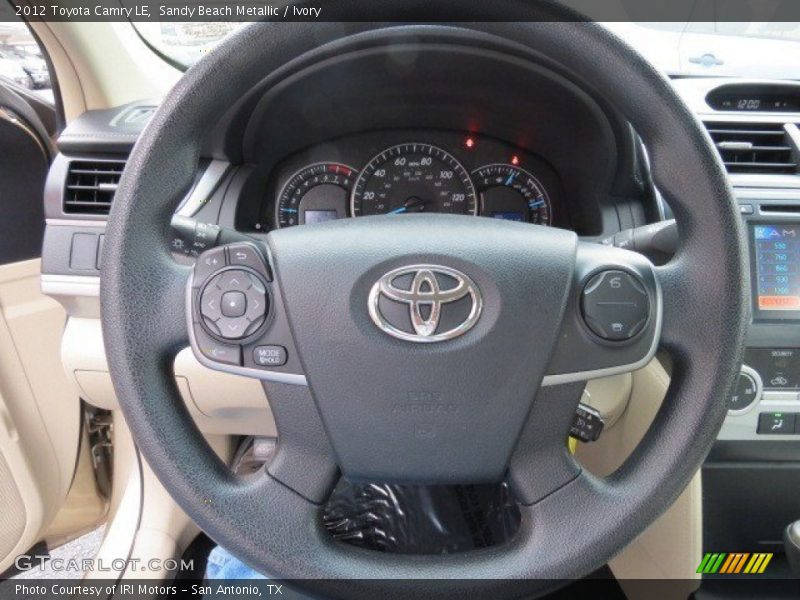 Sandy Beach Metallic / Ivory 2012 Toyota Camry LE