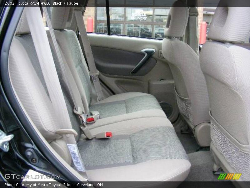 Black / Taupe 2002 Toyota RAV4 4WD