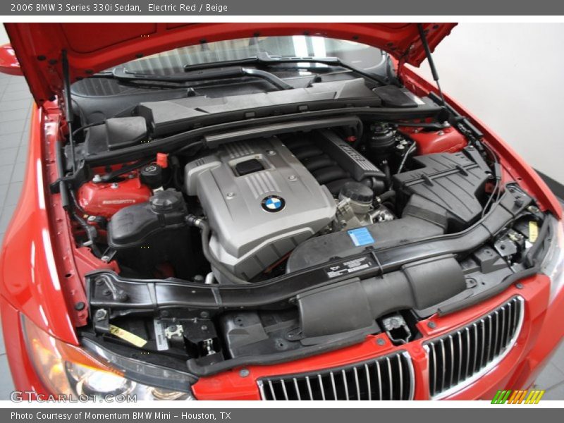 Electric Red / Beige 2006 BMW 3 Series 330i Sedan