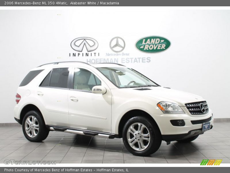 Alabaster White / Macadamia 2006 Mercedes-Benz ML 350 4Matic