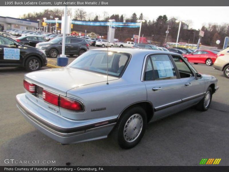 Light Adriatic Blue Metallic / Blue 1995 Buick LeSabre Custom