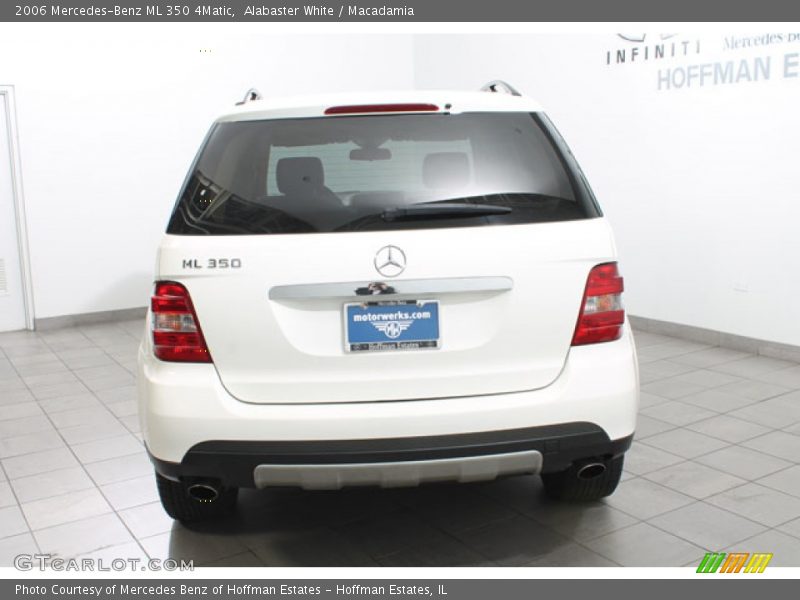 Alabaster White / Macadamia 2006 Mercedes-Benz ML 350 4Matic