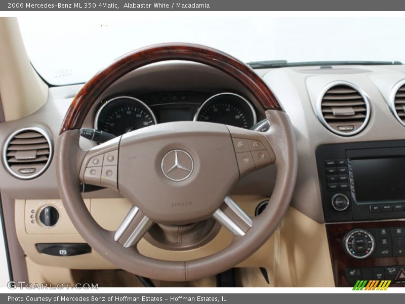 Alabaster White / Macadamia 2006 Mercedes-Benz ML 350 4Matic