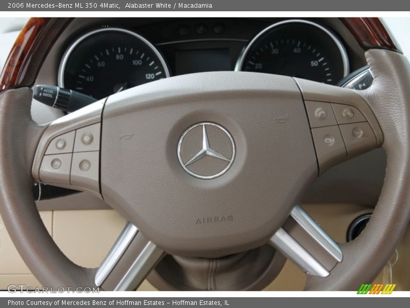 Alabaster White / Macadamia 2006 Mercedes-Benz ML 350 4Matic