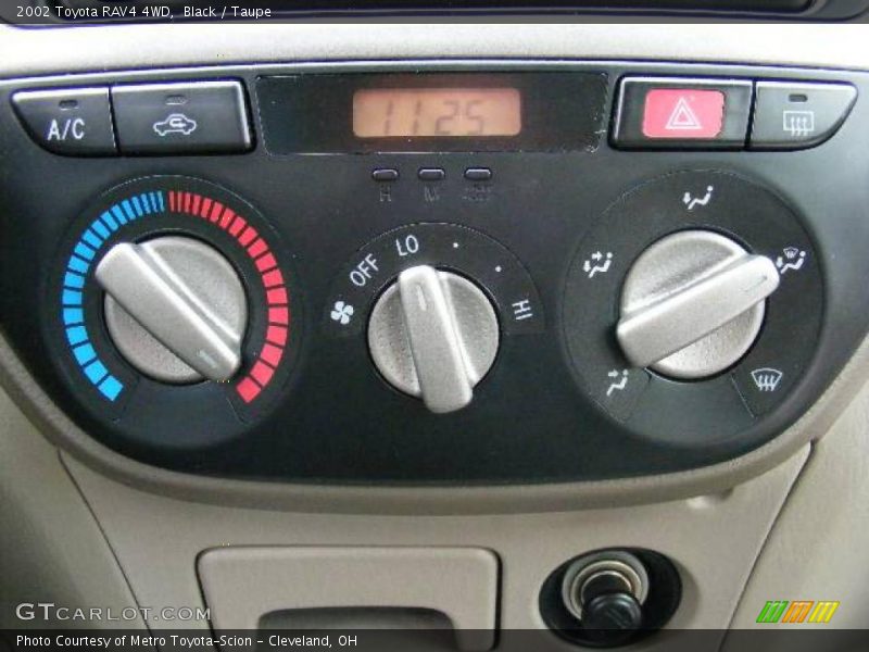 Black / Taupe 2002 Toyota RAV4 4WD