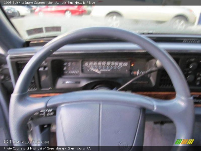Light Adriatic Blue Metallic / Blue 1995 Buick LeSabre Custom