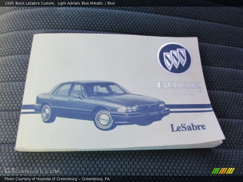 Light Adriatic Blue Metallic / Blue 1995 Buick LeSabre Custom