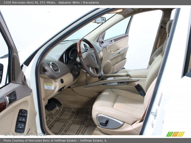 Alabaster White / Macadamia 2006 Mercedes-Benz ML 350 4Matic