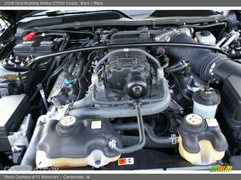 Black / Black 2008 Ford Mustang Shelby GT500 Coupe