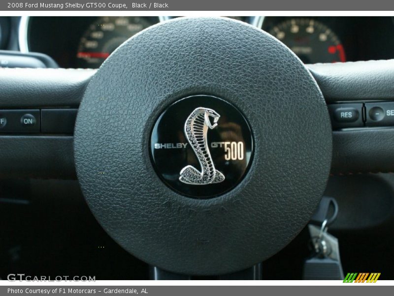 Black / Black 2008 Ford Mustang Shelby GT500 Coupe