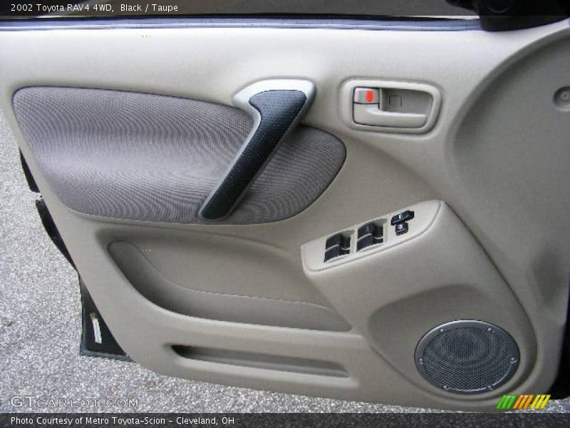 Black / Taupe 2002 Toyota RAV4 4WD