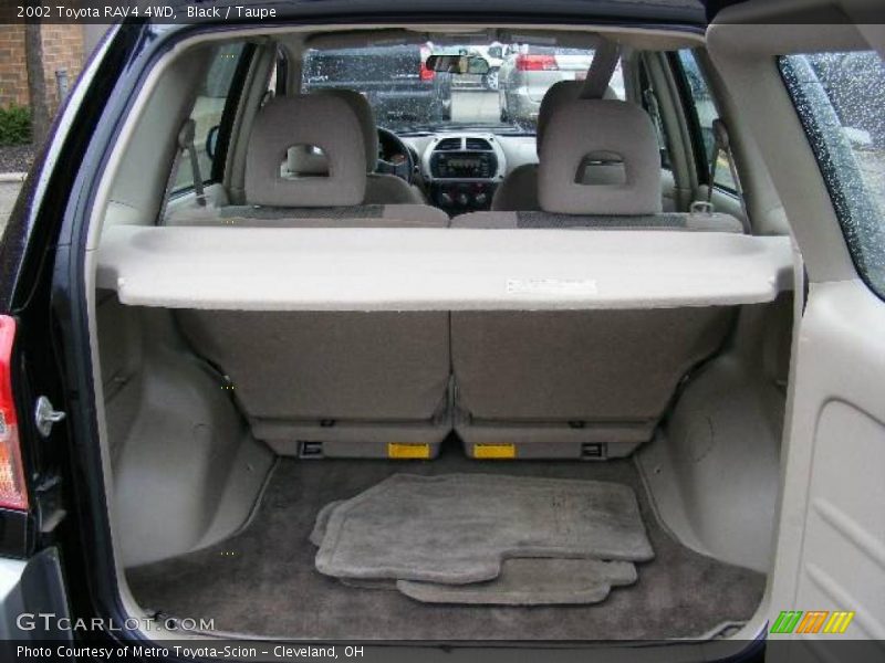 Black / Taupe 2002 Toyota RAV4 4WD