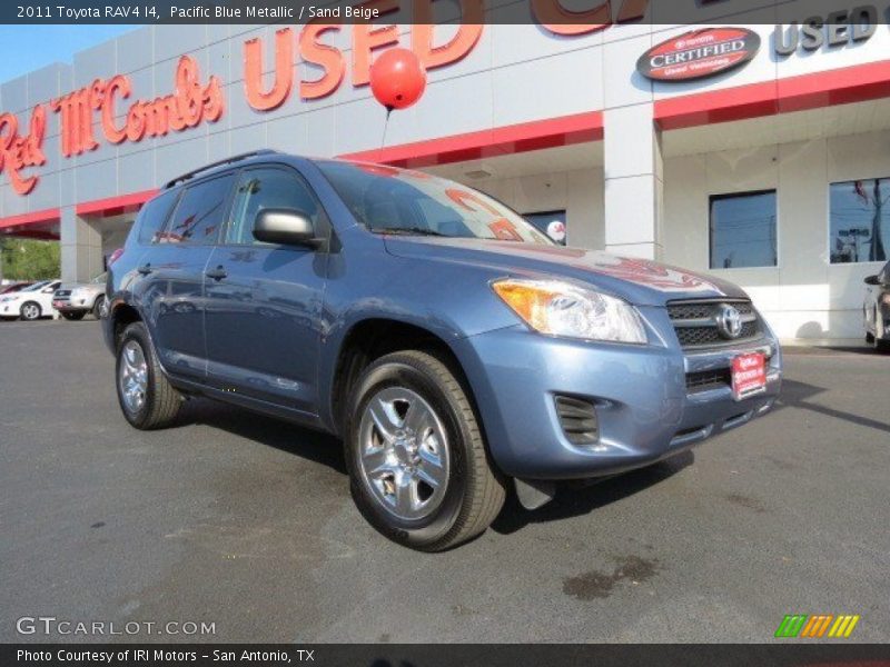 Pacific Blue Metallic / Sand Beige 2011 Toyota RAV4 I4